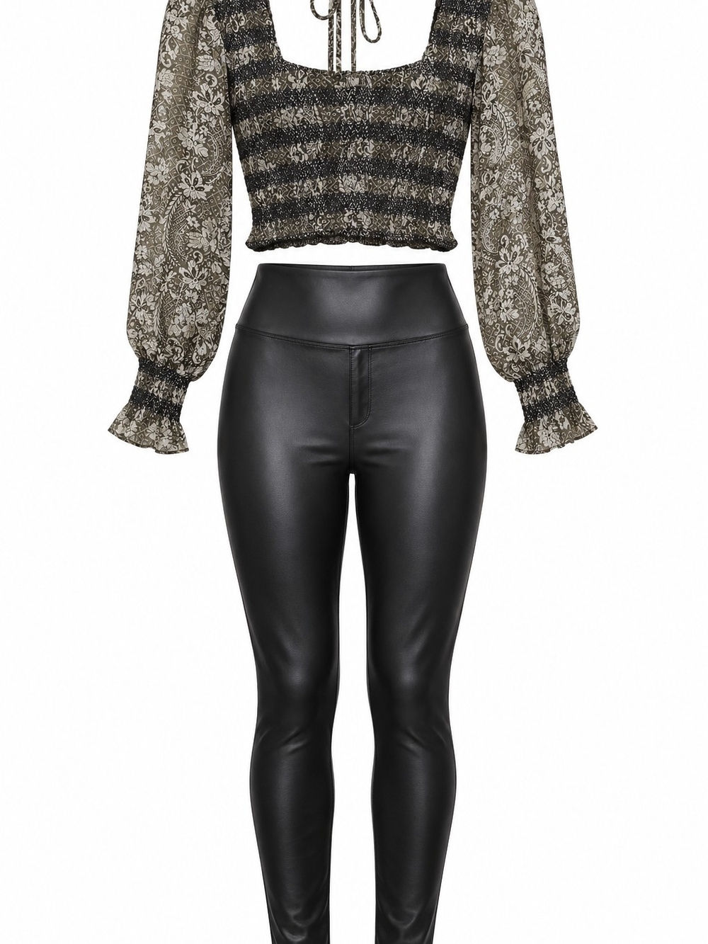 En Saison + OFFLINE by Aerie Faux Leather Outfit – Size Medium